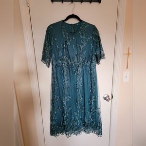 Teal dress